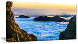 "Gran Canaria Sunset Over Clouds" Seashore Wall Art, 40"x20"