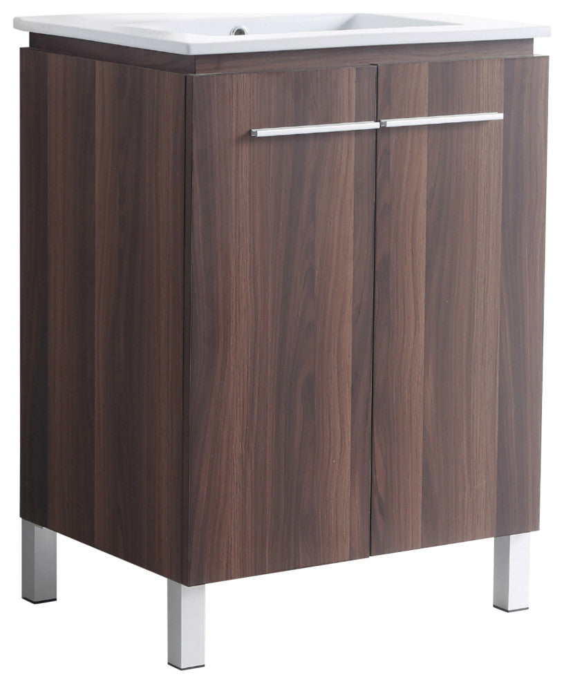 Greenpoint Vanity, 24", Black Walnut
