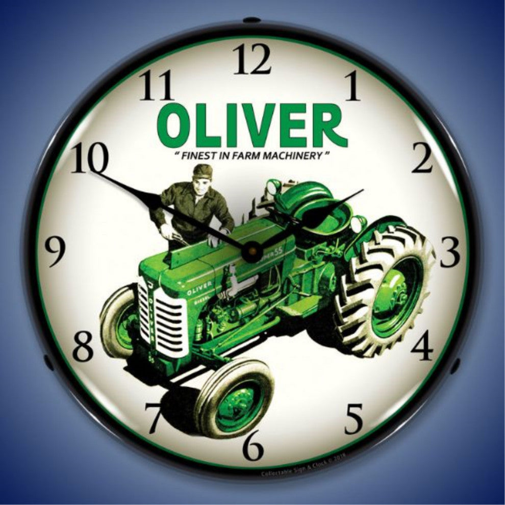 1802843 Oliver Super 55 Farm Tractor Clock