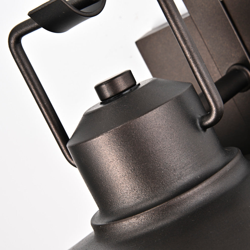 CHLOE Lighting Christopher Transitional 1-Light Rubbed Bronze Outdoor Sconce