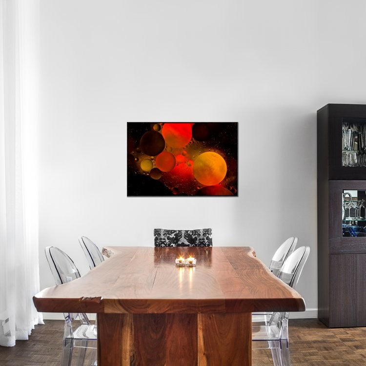 "Astronomical" Framed Canvas Giclee by Heather Bonadio, 37x25"