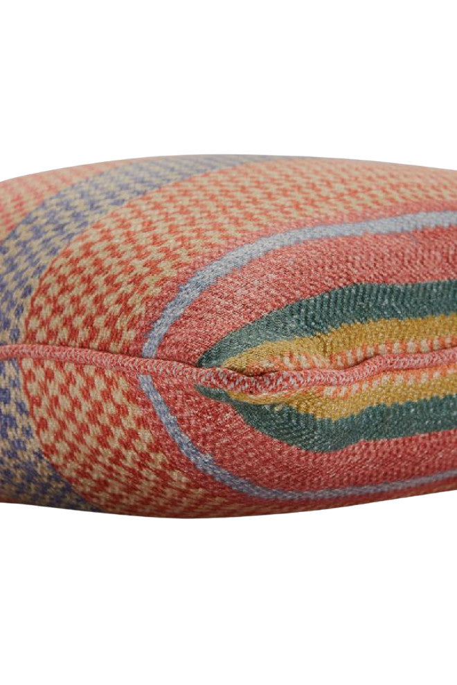 Multi-colored Geometric Print Cushion | Andrew Martin Oxus