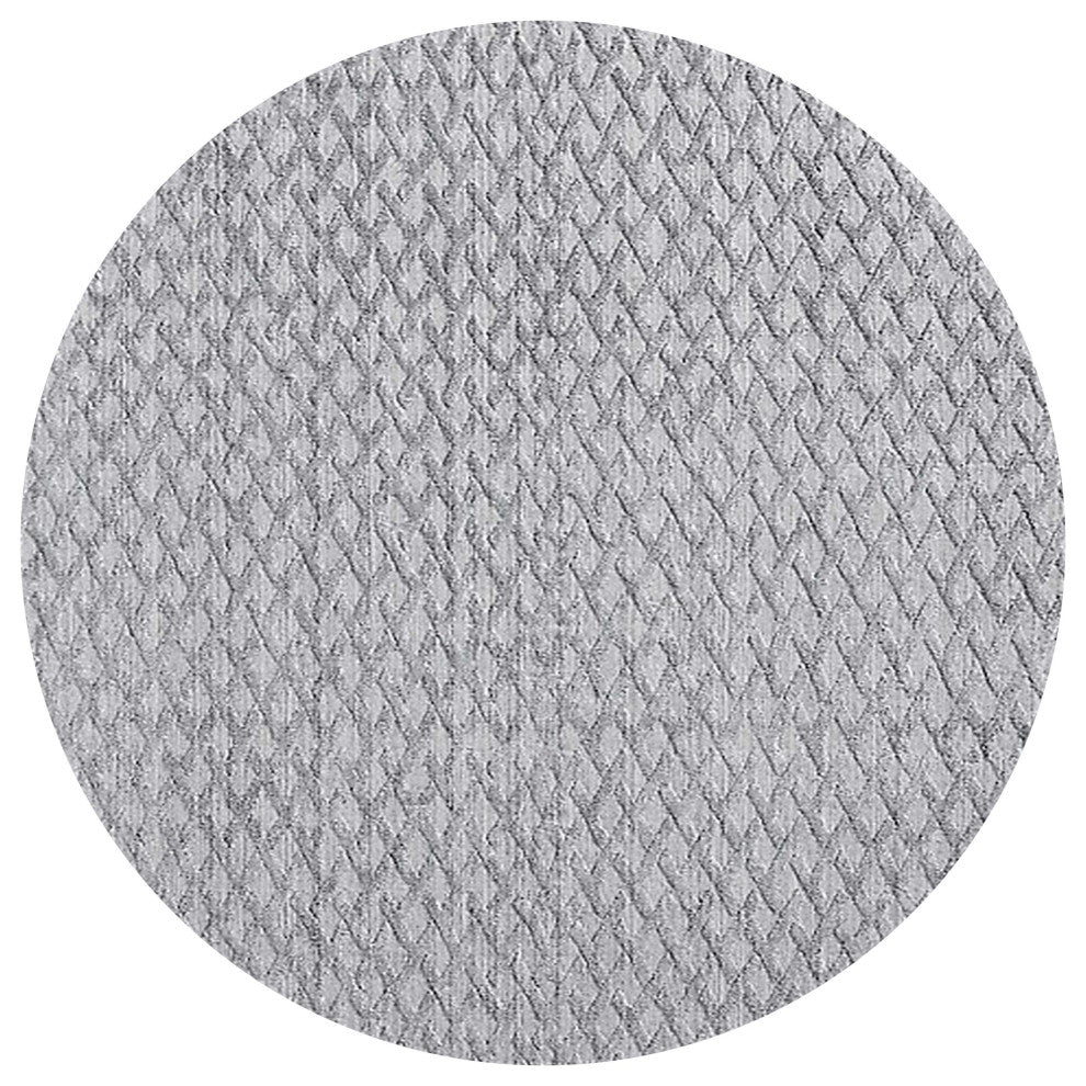Ahgly Company Indoor Round Mid-Century Modern Area Rugs, 8' Round