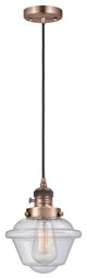 INNOVATIONS 201CSW-AC-G534-LED 1-Light Mini Pendant Antique Copper