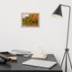 Autumn Tree Line Rural Landscape Framed Photo Paper Wall Art Prints, Red Oak, 8" X 10"