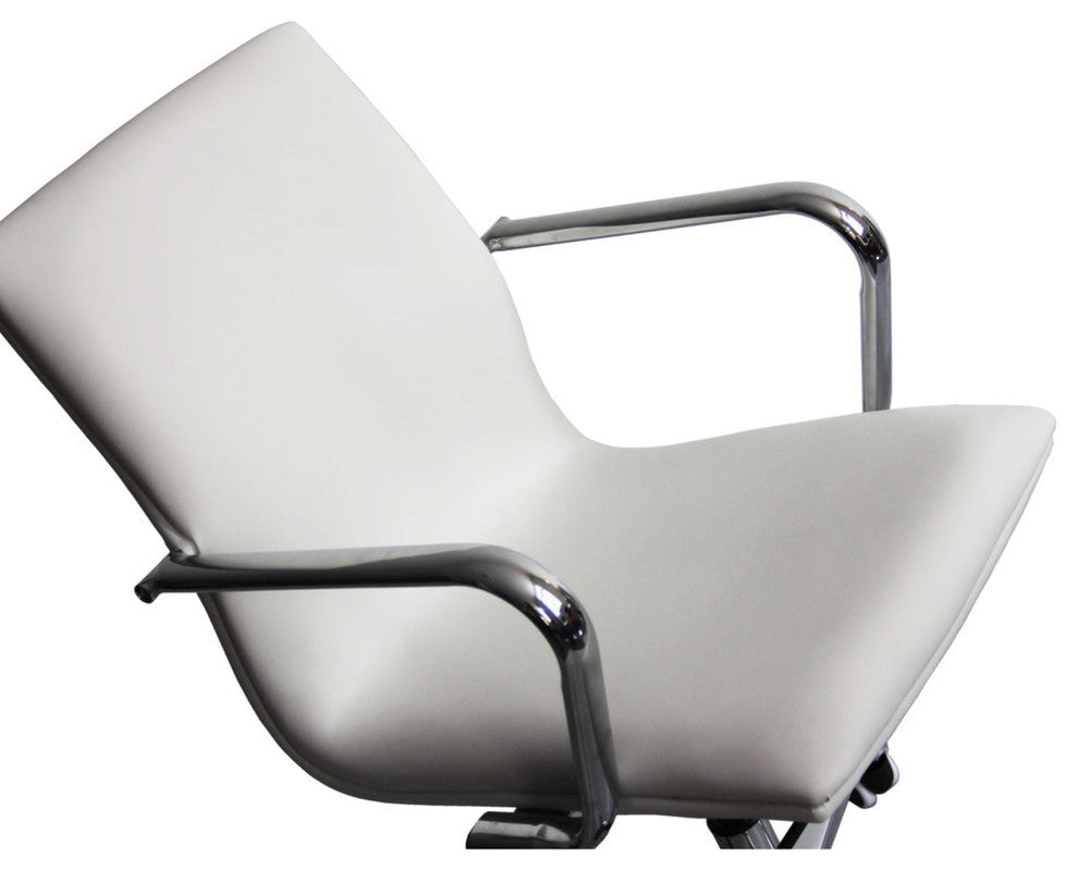 Modern Classics Confreto Conference Office Chair Mid Back, White