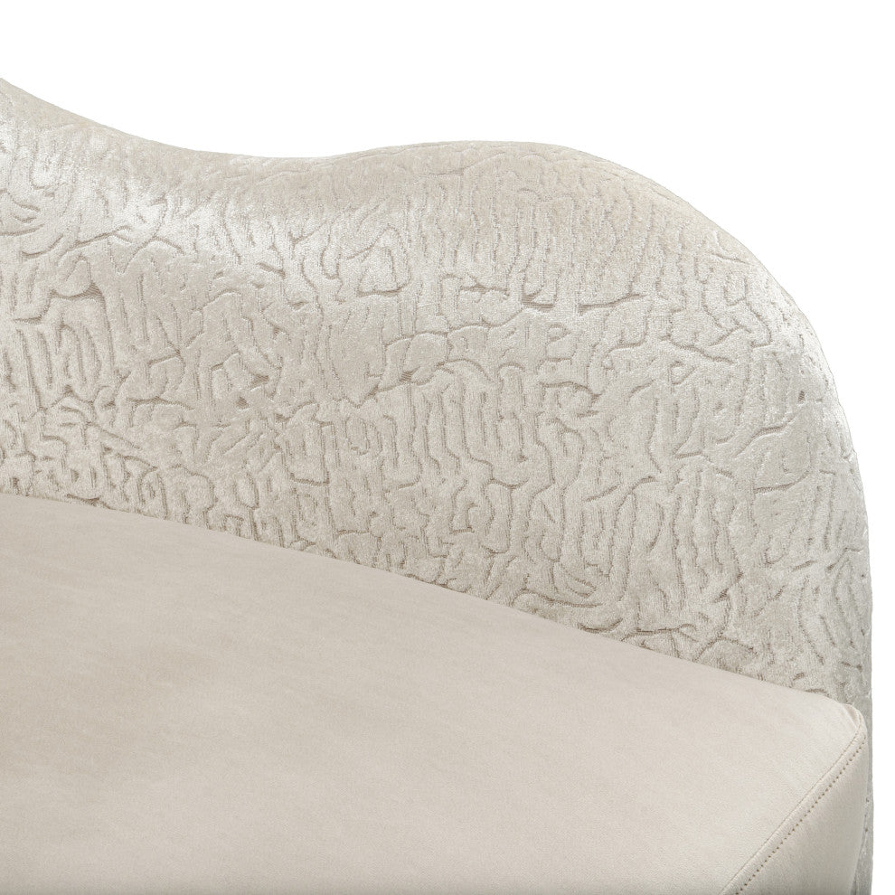 Yvette Accent Chair - Porcini/Champagne