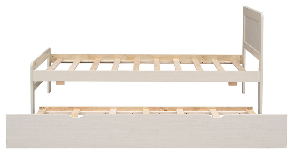 Gewnee Modern Design Twin Size Platform Bed Frame