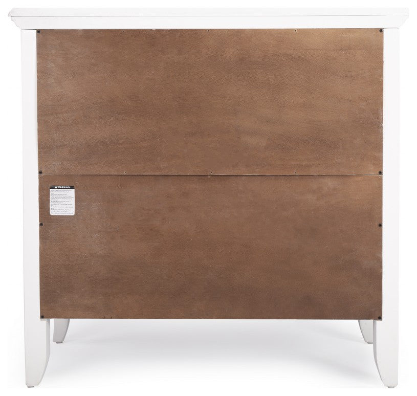 Newport Glossy White Low Bookcase