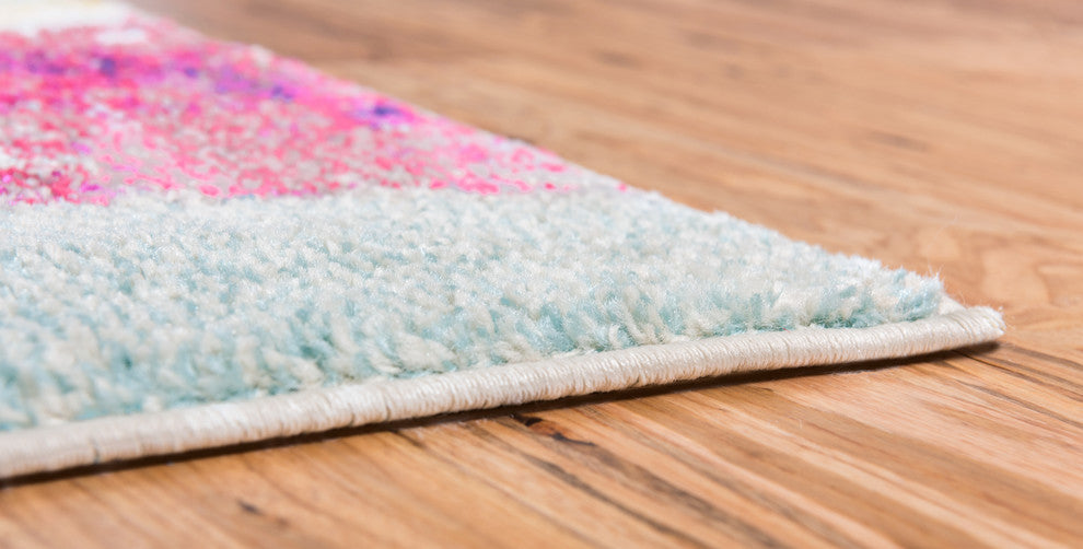 Rug Unique Loom Estrella Pink Rectangular 3' 3 x 5' 3