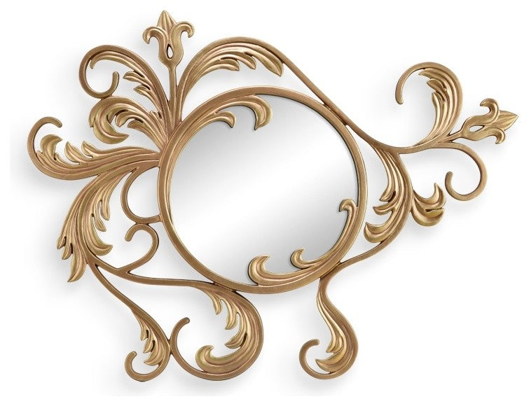 Leaf and Blossom Wall Mirror
