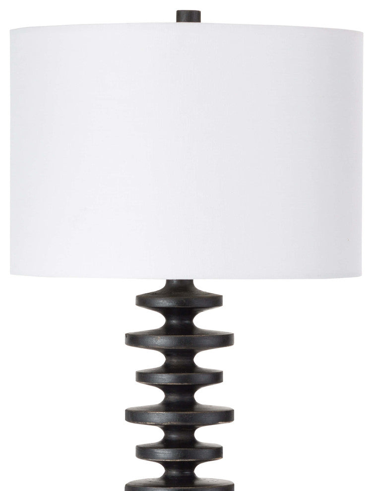 Fishbone Buffet Table Lamp (Ebony)