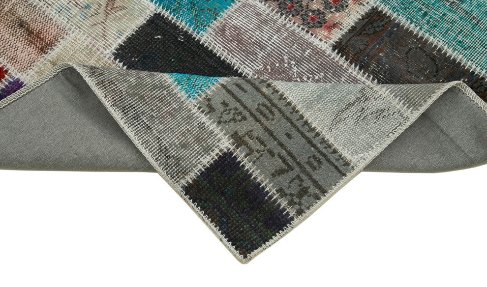 Rug N Carpet - Hand-Knotted Oriental 3' 3" x 10' 4" Overdyed Runner Area Rug