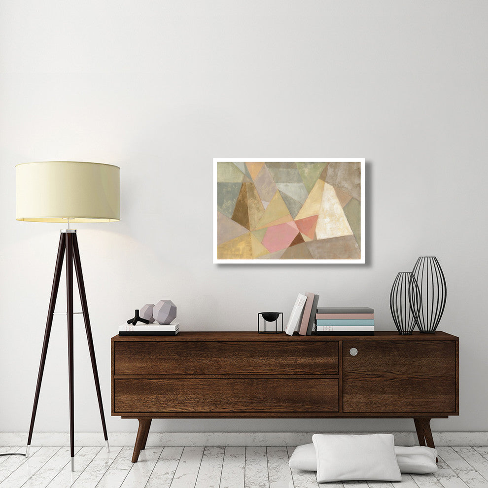 "Geometric Abstract" Digital Paper Print by Silvia Vassileva, 38"x26"