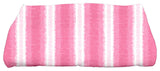 Sea Lines, Stripe Print Bath Towel, Pink