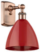 Innovations Lighting 516-1W-AC-MBD-75-RD-LED Plymouth Dome 1 Light 7.5" Sconce