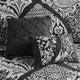 Madison Park Vienna 6 Piece Printed Cotton Quilt Set With Throw Pillows, Black