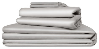 Delara 100% Eucalyptus Lyocell Tencel Bedding Sheet Bundle, Dove, King, 108"x105"