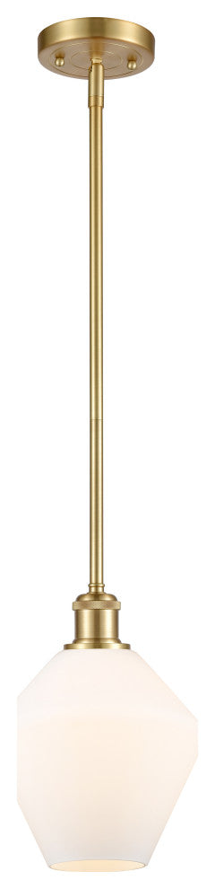 Innovations 516-1S-SG-G651-8 1-Light Mini Pendant, Satin Gold