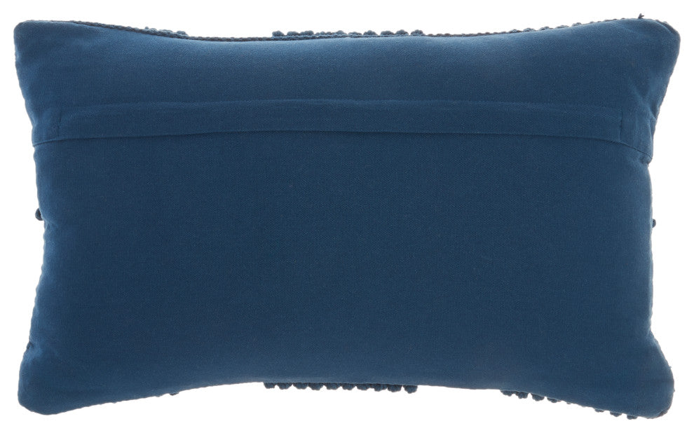 Mina Victory GC103 Throw Pillow, Navy, 12"X20"