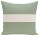 Narrow The Gap Stripe Print Pillow, Pale Celery, 26"x26"