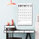 Ready2HangArt Modern Dry Erase Monthly Calendar on ArtPlexi, 20"x16"