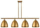Innovations Lighting 516-4I-BB-MBD-9-BB-LED 4 Light 48" Island Light