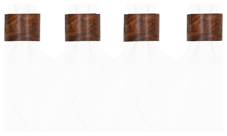 Wood Band Napkin Ring, Set of 4