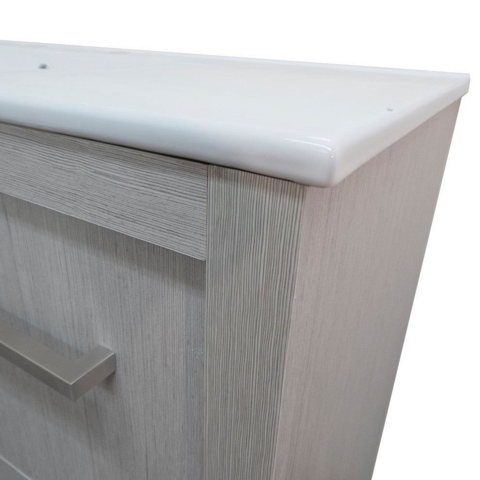 48" Single Sink Vanity With Gray Pine Finish