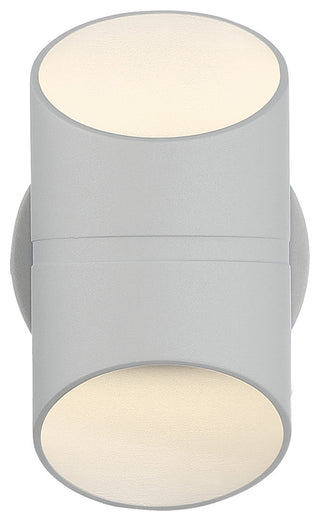 Marino Short Bi-Directional Outdoor LED Wall Mount, Satin