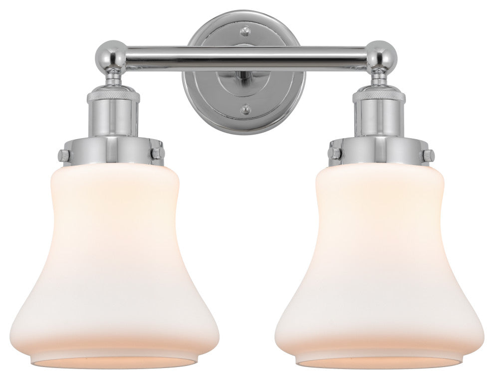 2-Light 15.5" Bath Vanity-Light Polished Chrome