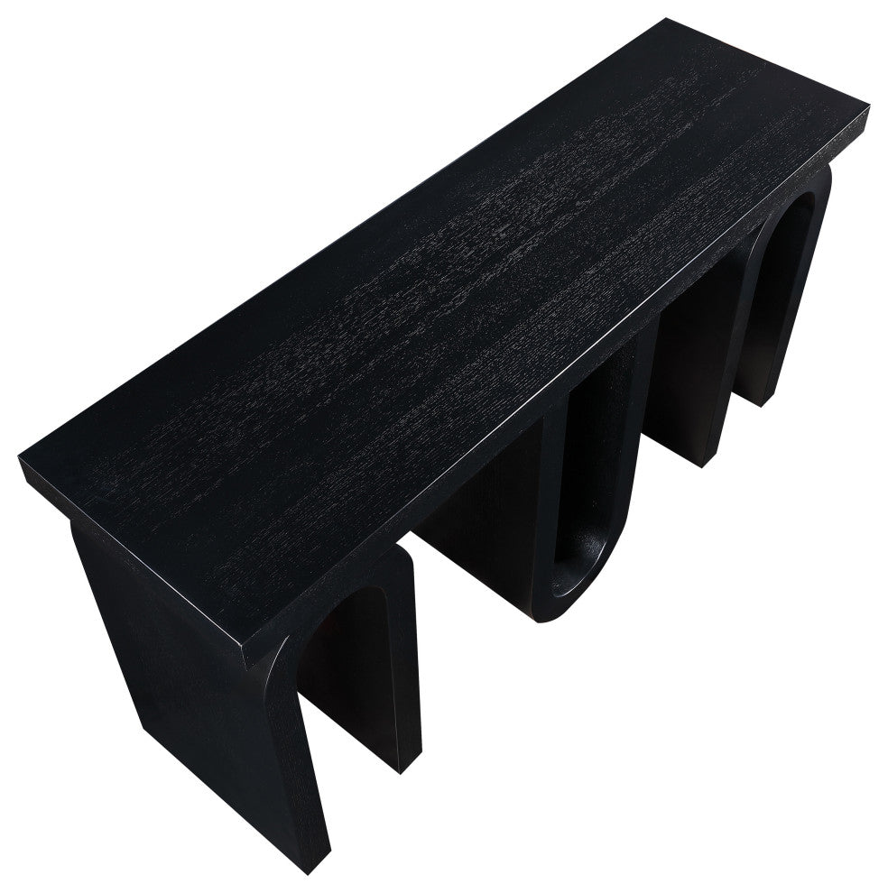 Westbourne Veneer Console Table, Black