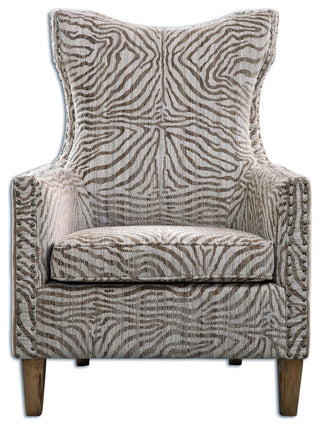 Uttermost 23208 Kiango 43" x 31" Arm Chair - Stripes