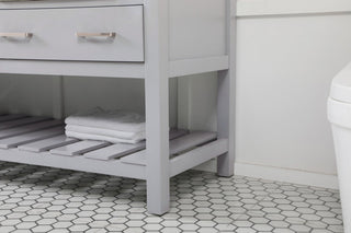 Home Living 22" Farmhouse Grey-Light Bathroom Vanity