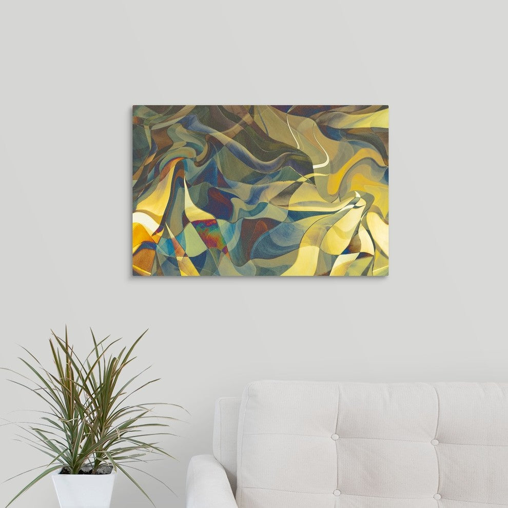 "Tropical Odyssey" Wrapped Canvas Art Print, 24"x16"x1.5"