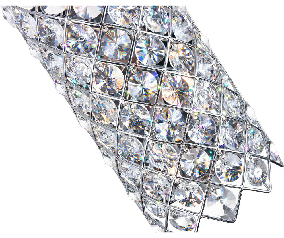 Chique 4 Light Wall Sconce With Chrome Finish