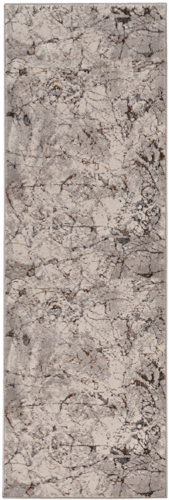 KAS Inspire 7505 Gray Tribeca Area Rug, 2'2"x6'11" Runner