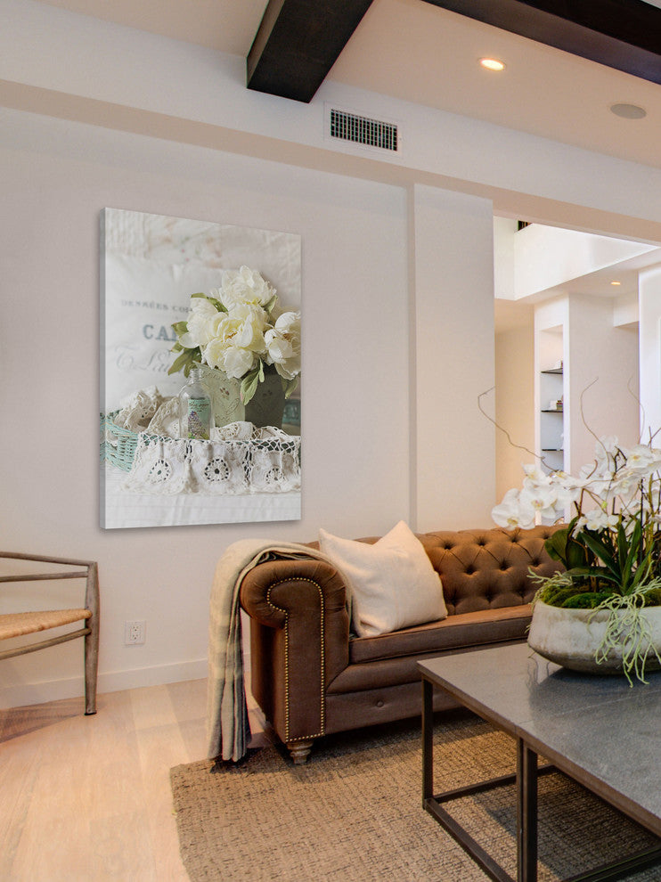 Marmont Hill, "Belle Jardin" by Sylvia Cook Painting on Wrapped Canvas, 40x60