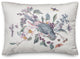 Watercolor Bird, Branches Purple 3 14x20 Spun Poly Pillow