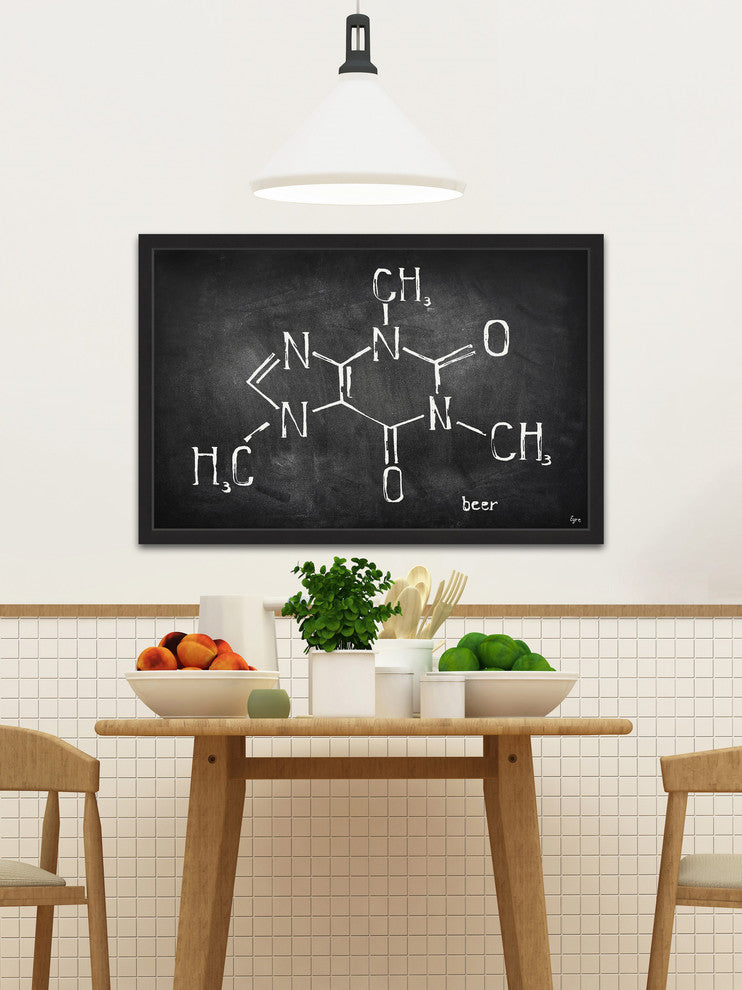 "Chemical Beer" Framed Painting Print, 24"x16"