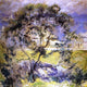John Twachtman Wild Cherry Tree Premium Canvas Print