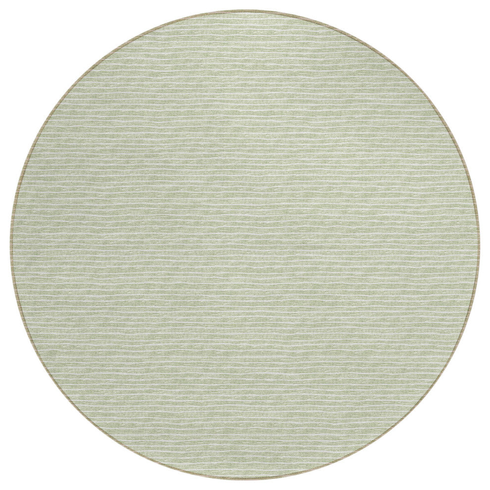 Indoor/Outdoor Laidley LA1 Mist Machine Washable 8' x 8' Rug