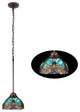 Liaison Victorian-Style 1-Light Ceiling Mini Pendant 8" Shade