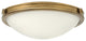 Hinkley Maxwell Medium Flush Mount, Heritage Brass