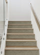 Canvas Look Peel and Stick Stair Riser Strips, Green, 48"x7", Set of 6