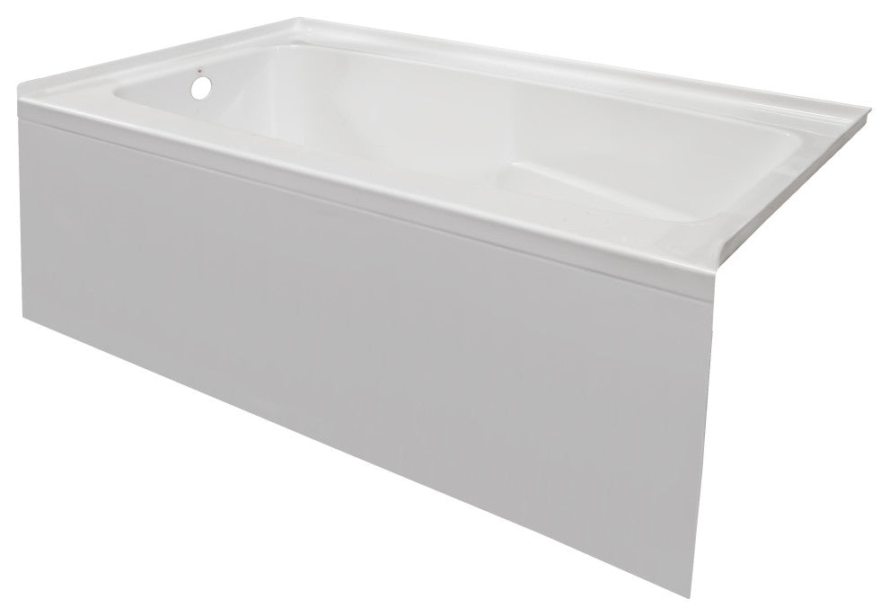 Valley Acrylic Above Floor Rough In pSTARK Acrylic Multi-Layered Bath Tub 60", W