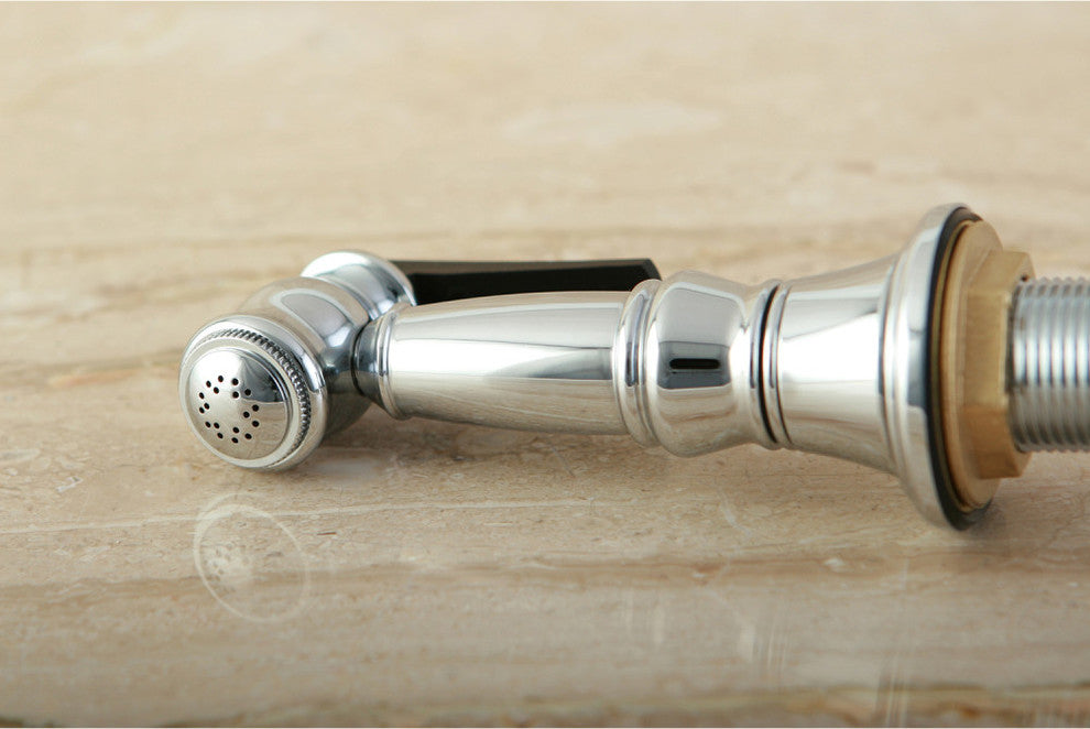 Gourmet Scape Kitchen Faucet Sprayer With Hose, Polished Chrome