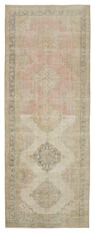 Rug N Carpet - Handwoven Turkish 4' 9" x 12' 10" Contemporary Runner Rug