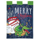 Shrimp Boat Double Applique Flag