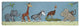 Safari Parade Stretched Canvas